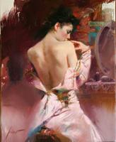 Pino Daeni - Impression oil painting.